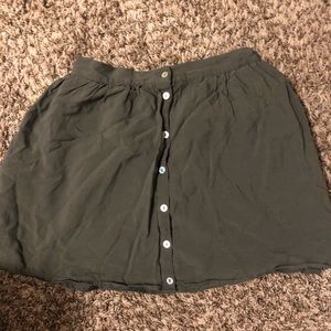 Button Detailed Skirt